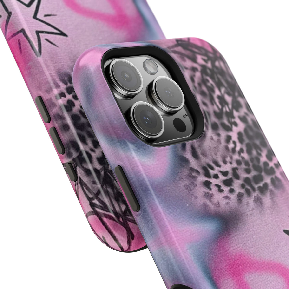 MagSafe "onyx cheetah" Airbrush iPhone Hülle