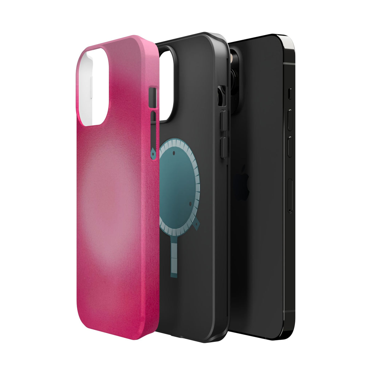 MagSafe "pinkberry" airbrush iPhone case