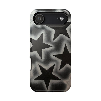 MagSafe "chrome stars" airbrush iPhone case