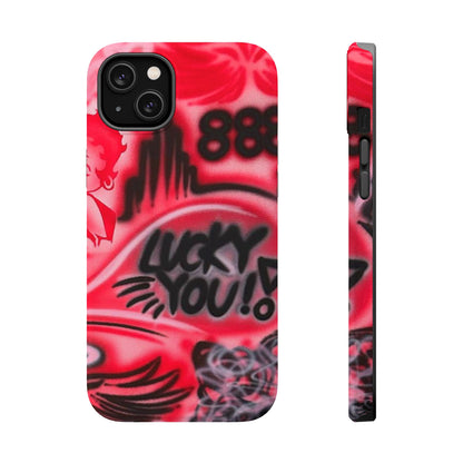 MagSafe „lucky you! pt. 2“ Airbrush iPhone Hülle