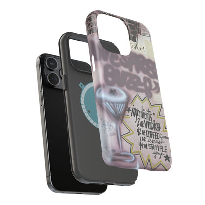 MagSafe "espresso martini" airbrush iPhone case