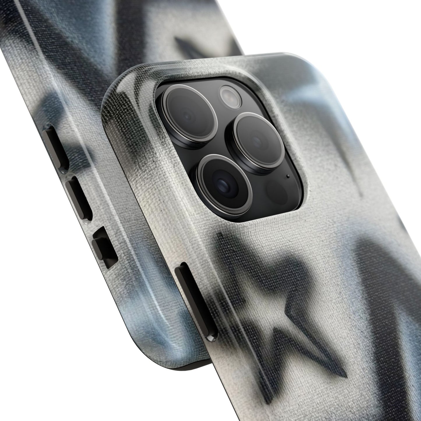 "black & white stars" airbrush iPhone case