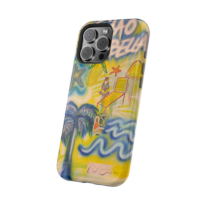 MagSafe "ciao bella" airbrush iPhone case