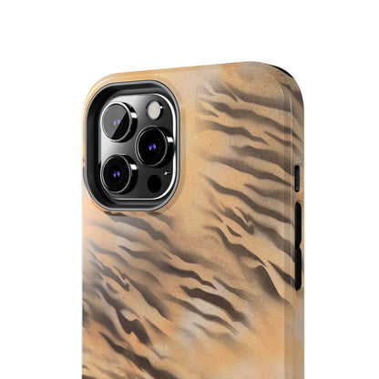 neutral tiger airbrush iPhone case