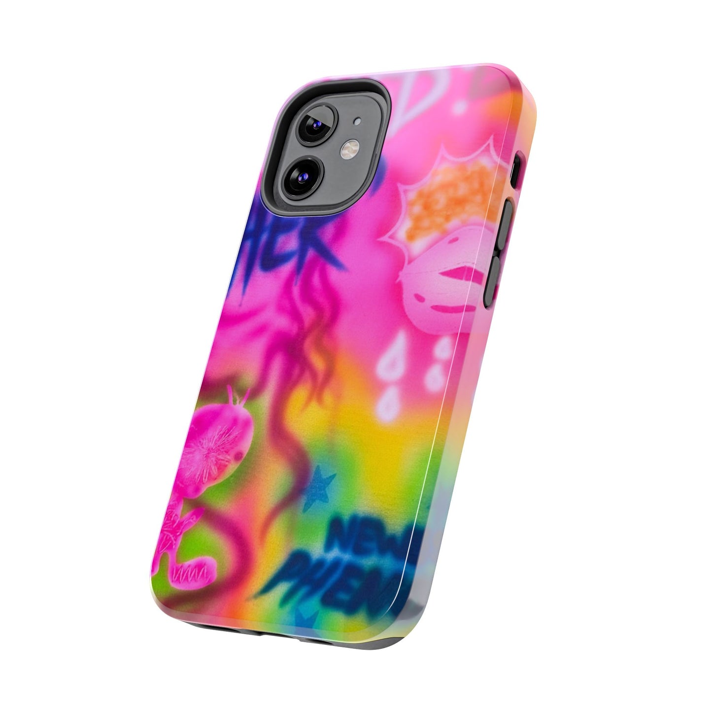 "wanted" airbrush iPhone case