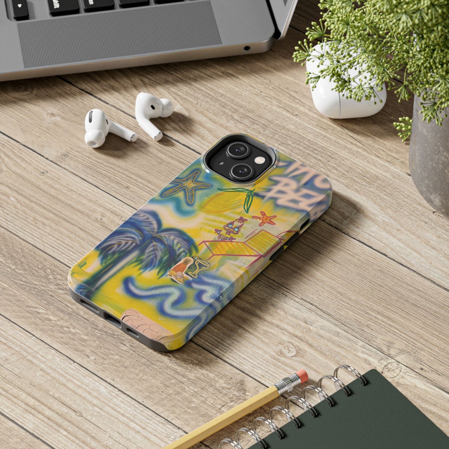 "ciao bella" airbrush iPhone case