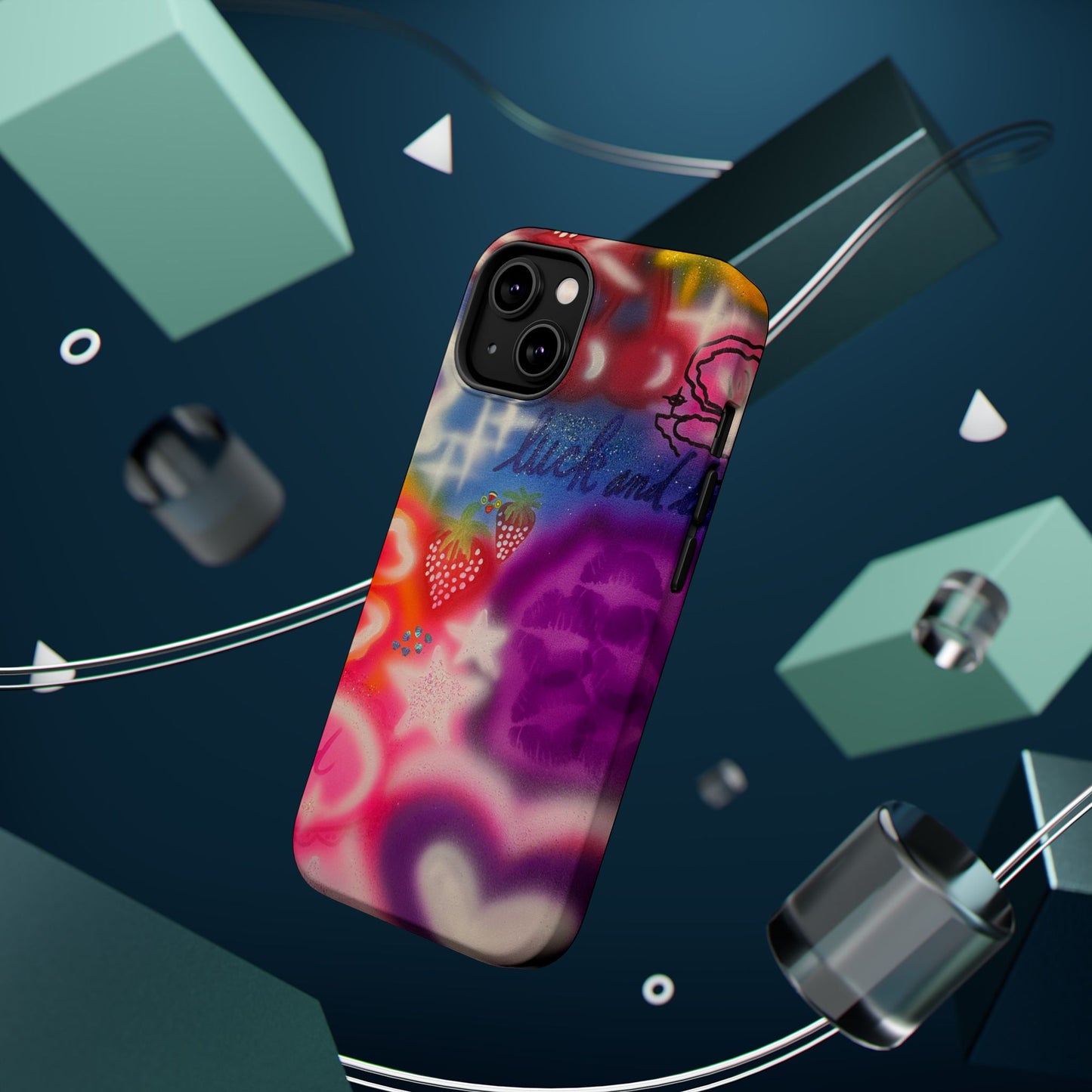MagSafe „luck & luv pt. 2“ Airbrush iPhone Hülle