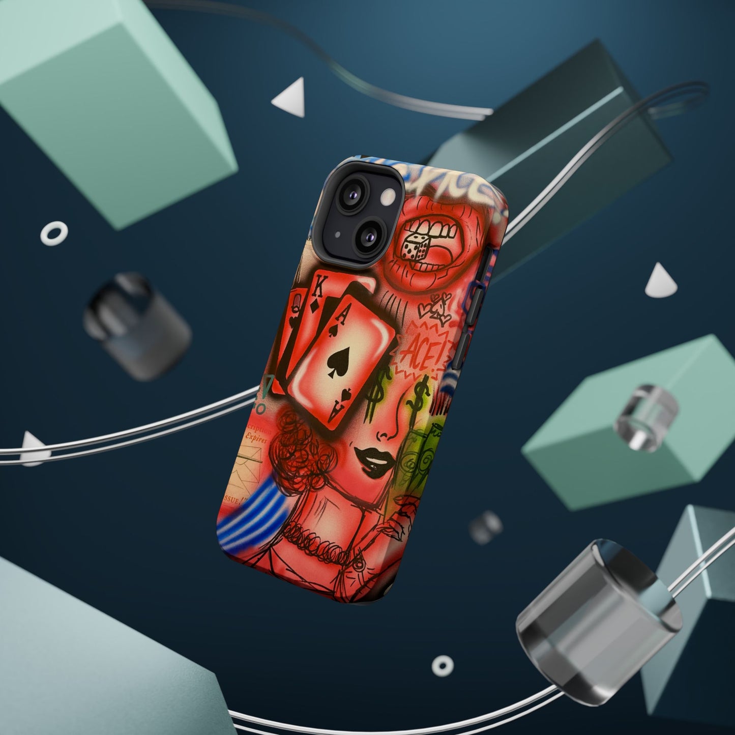 MagSafe "Zufall!" Airbrush iPhone Hülle