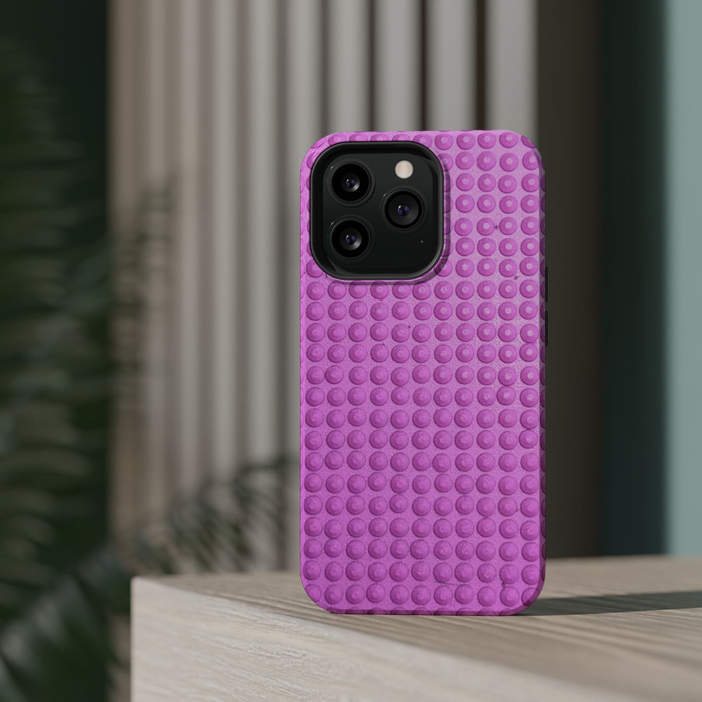 MagSafe "pink studs" airbrush iPhone case