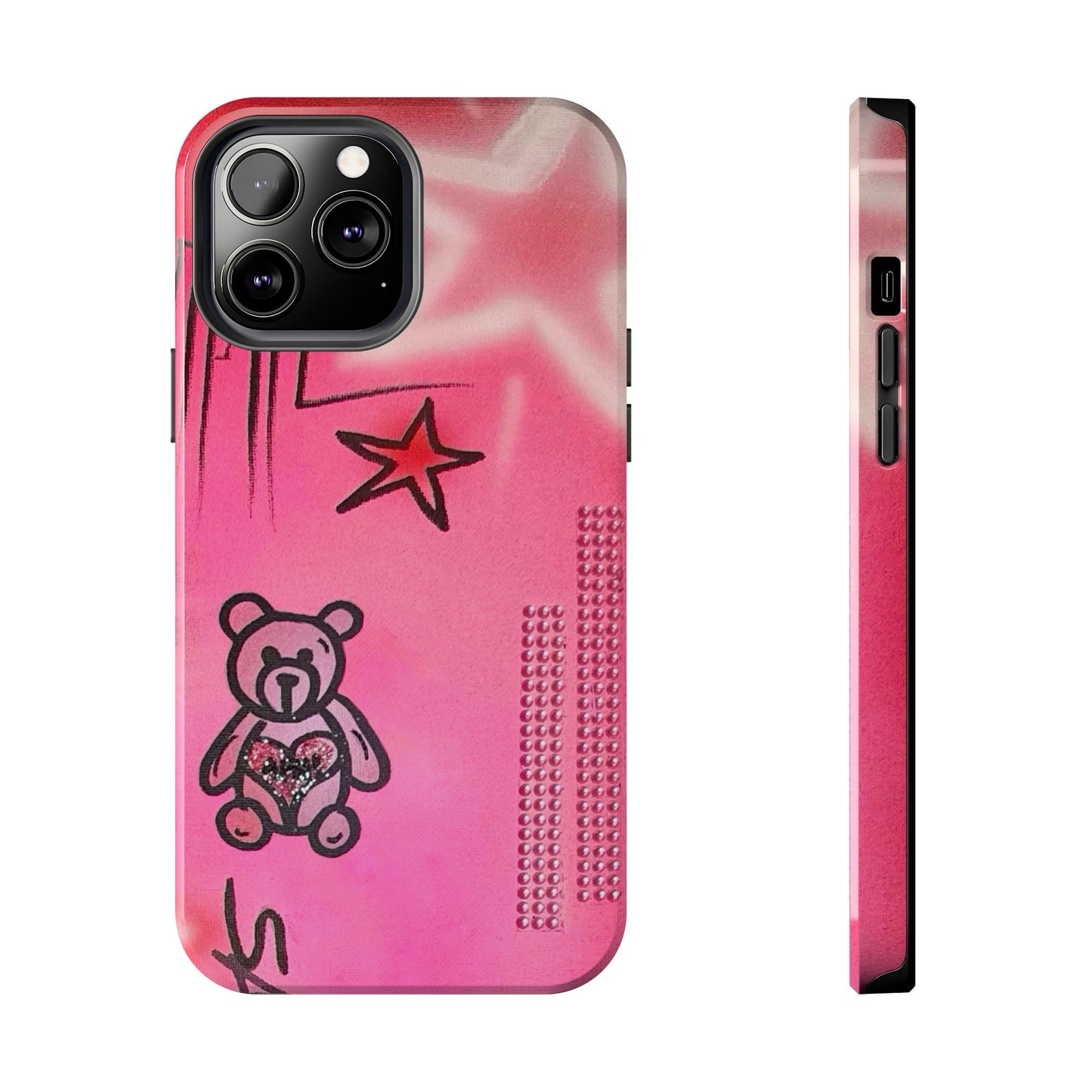 "teddy bear" airbrush iPhone case