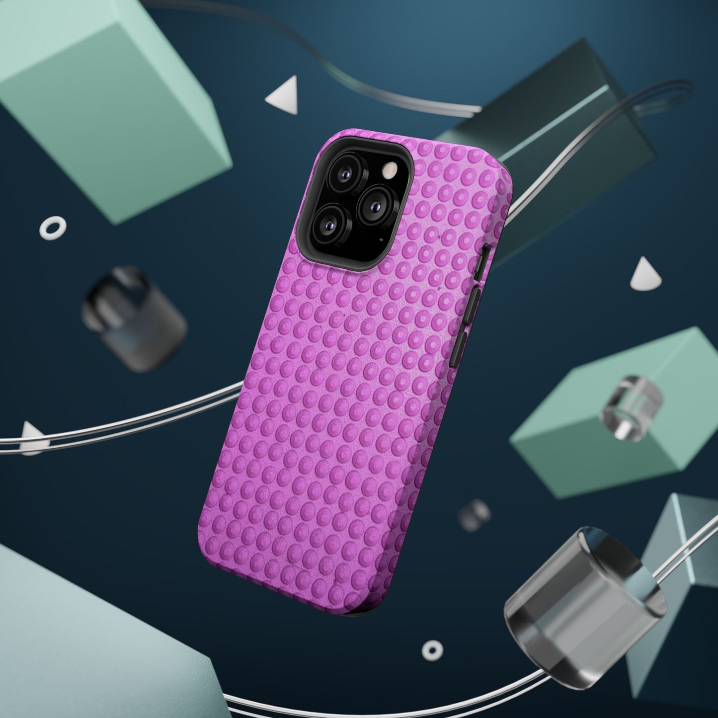 MagSafe "pink studs" airbrush iPhone case