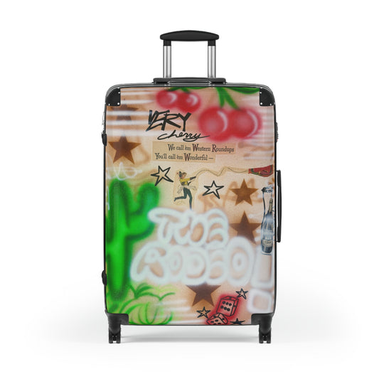 "the rodeo" airbrush suitcase