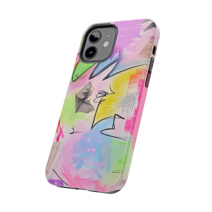 "pastel static" airbrush iPhone case