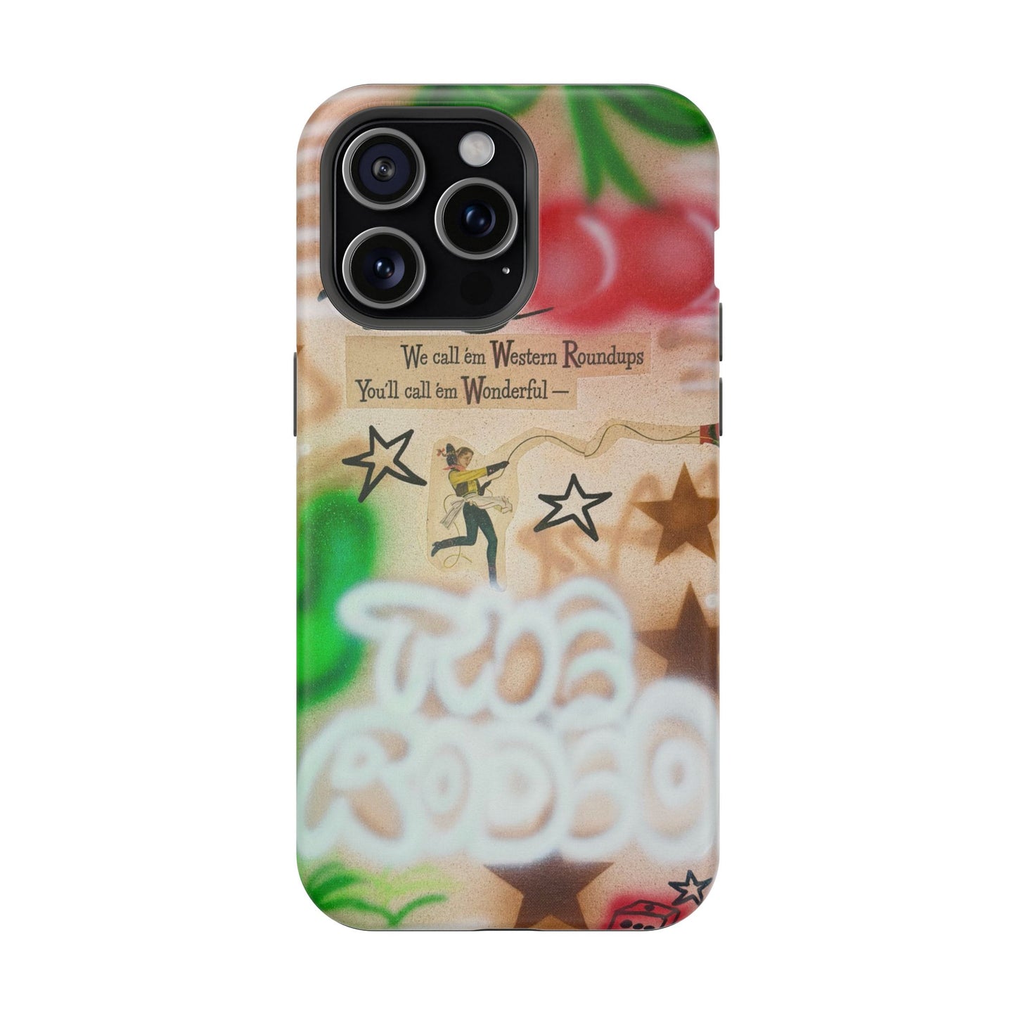 MagSafe "the rodeo" airbrush iPhone case