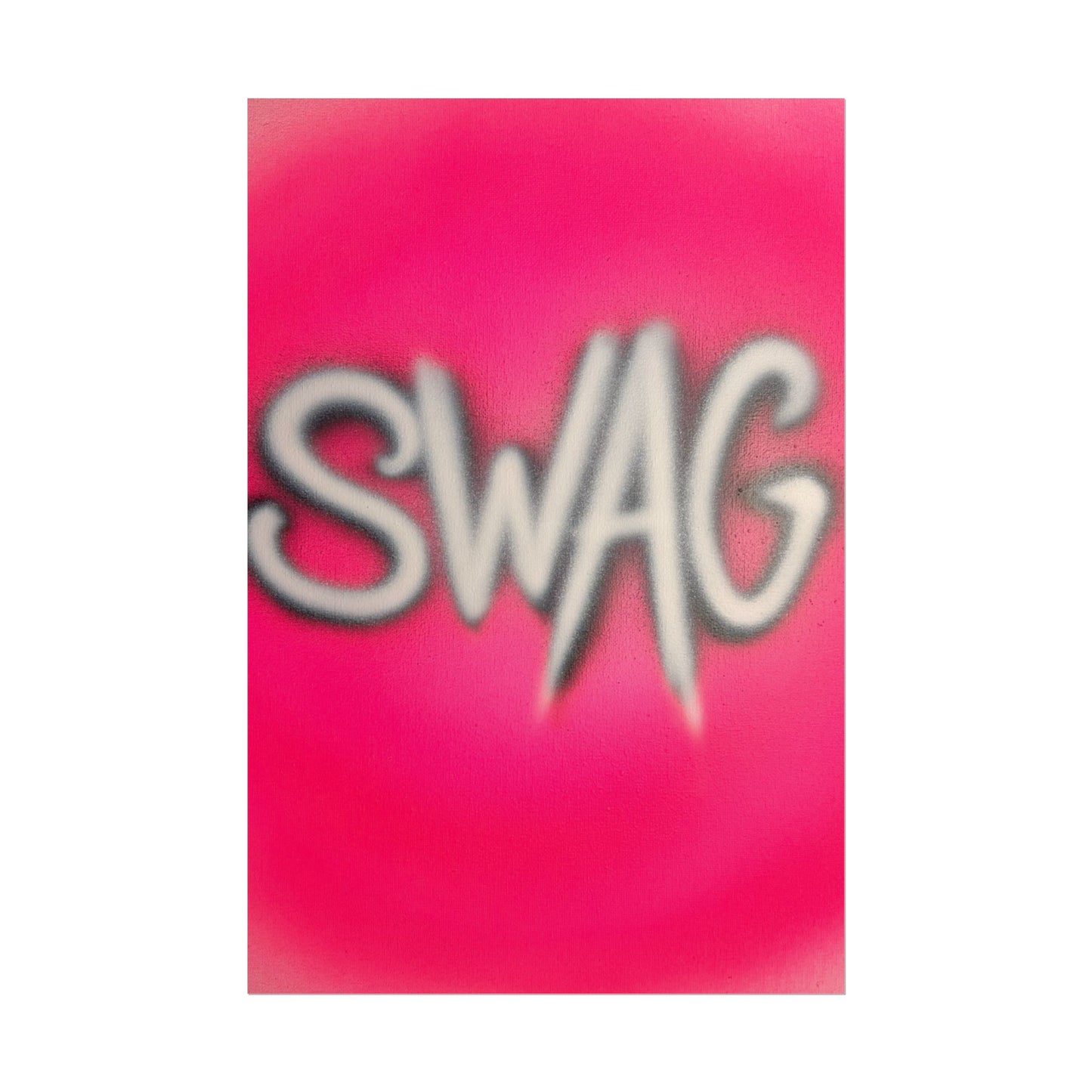 "SWAG" airbrush rolled print