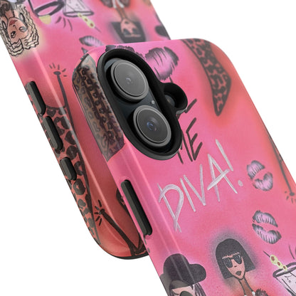 "party diva" airbrush iPhone case