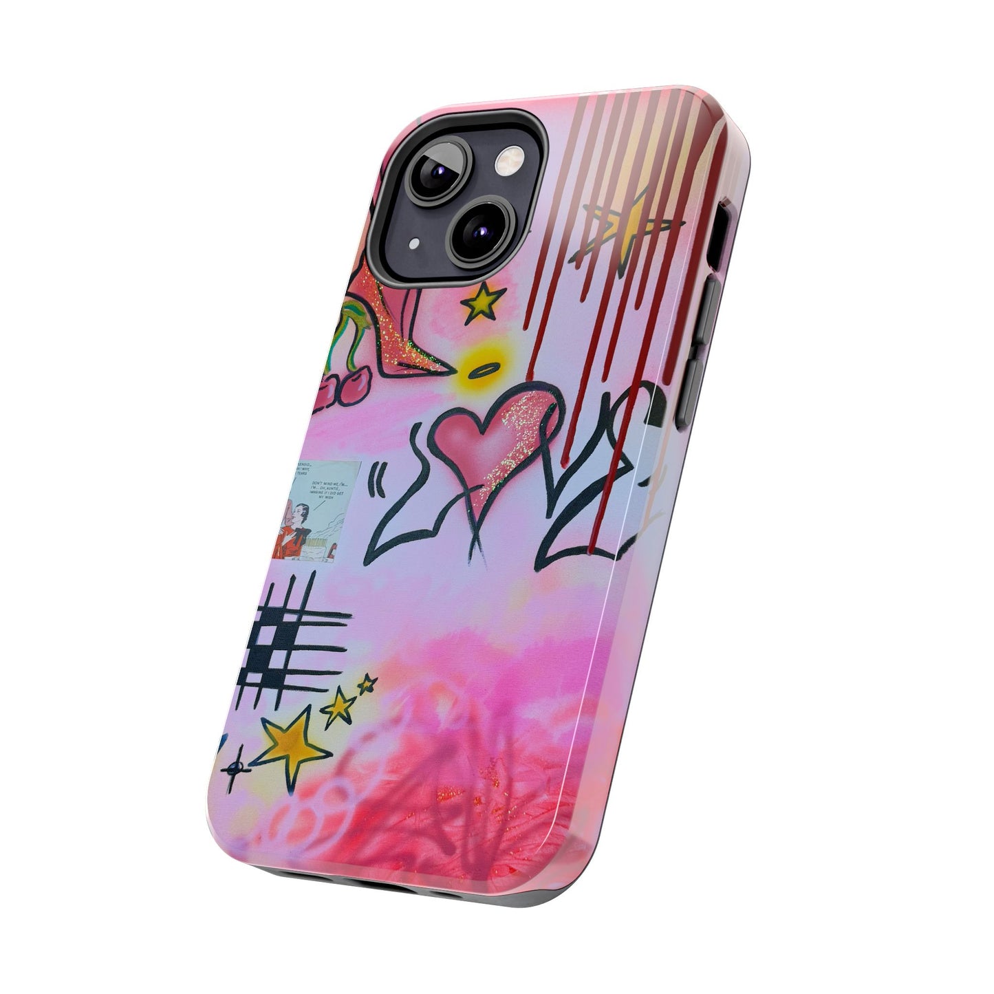 "cherry luvr" airbrush iPhone case