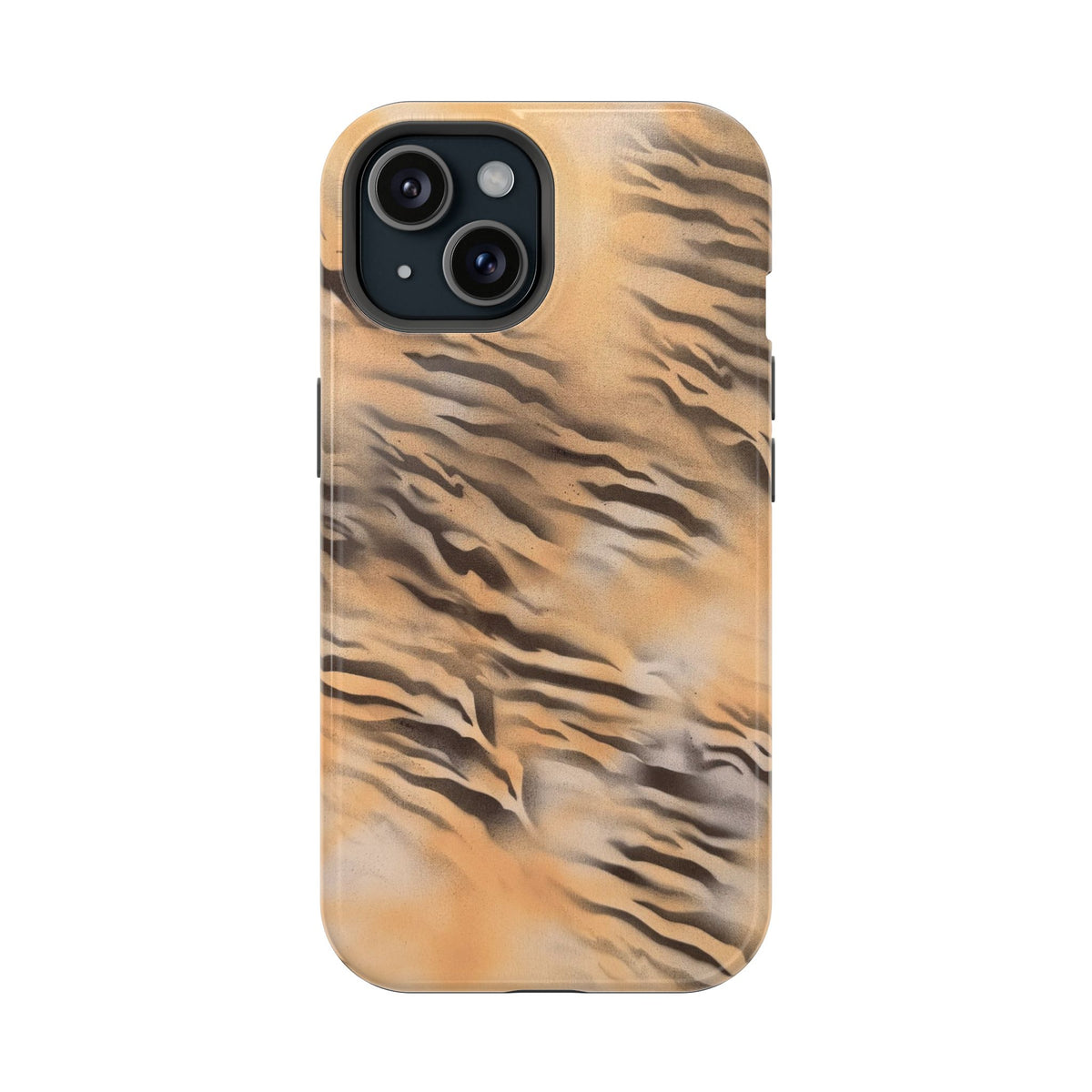 MagSafe "neutral tiger" airbrush iPhone case