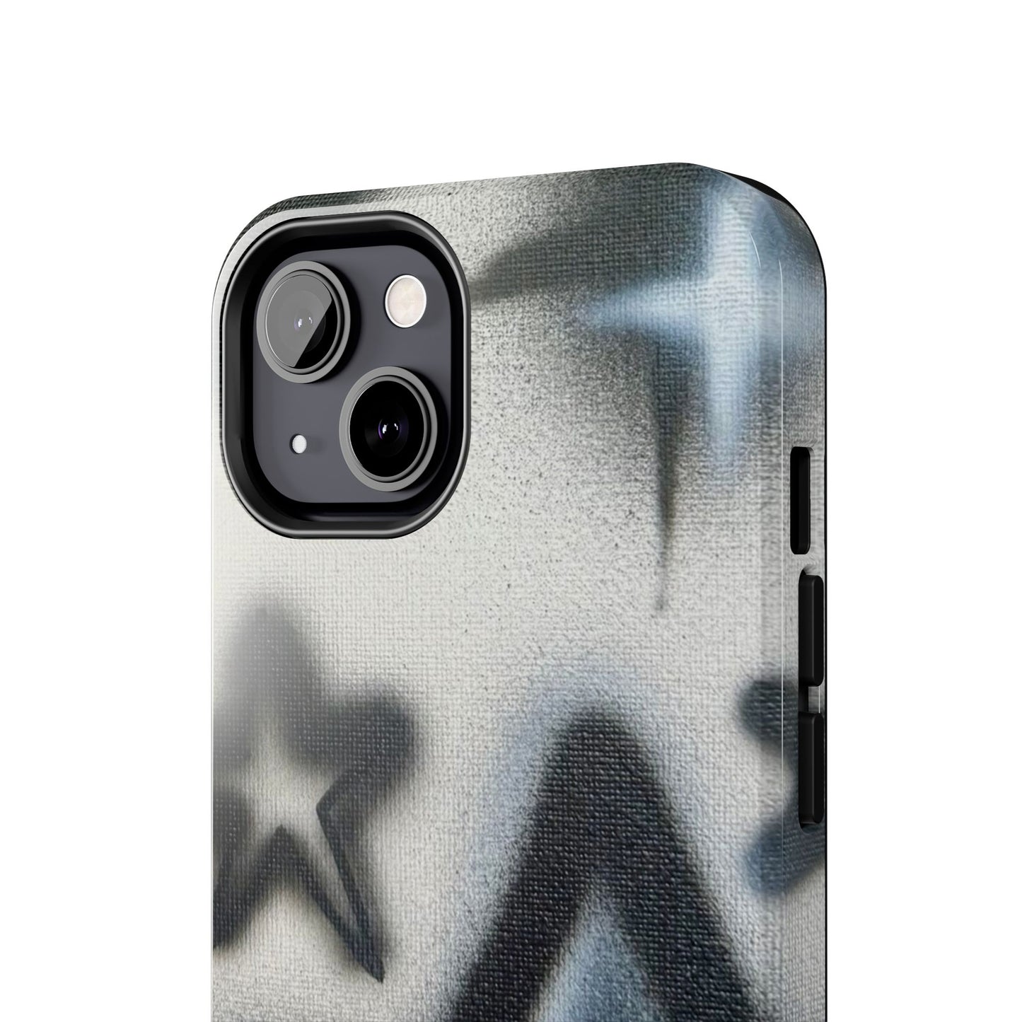 "black & white stars" airbrush iPhone case