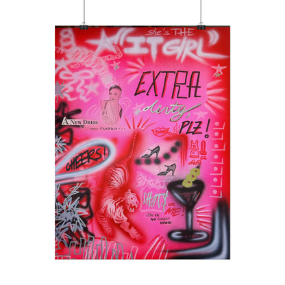 "extra dirty, plz!" airbrush rolled print