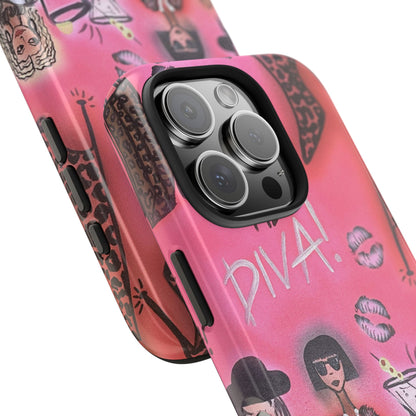 "party diva" airbrush iPhone case