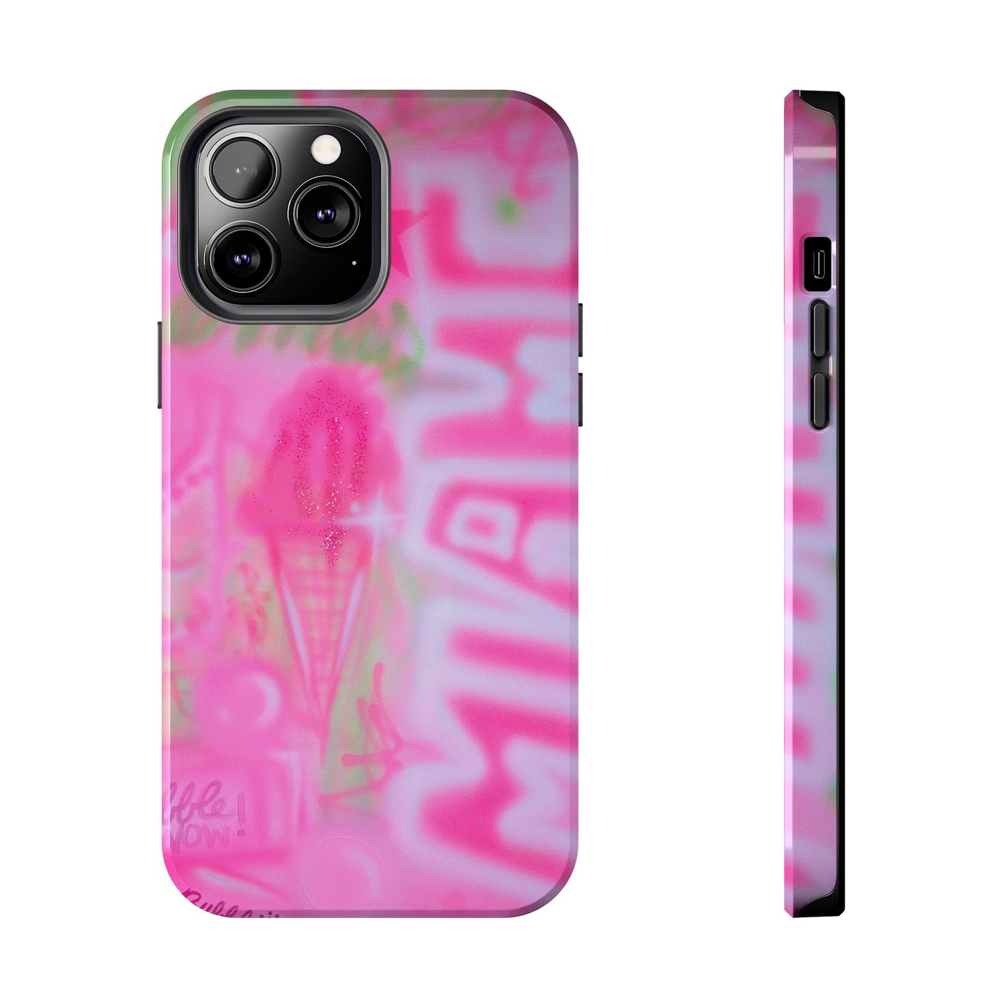 "sunset sorbet" airbrush iPhone case