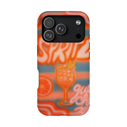 MagSafe "aperol spritz pt. 2" airbrush iPhone case