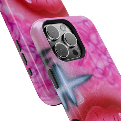MagSafe limited edition "glitter aura" airbrush iPhone case