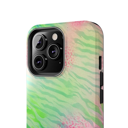 "teal cheetah" airbrush iPhone case