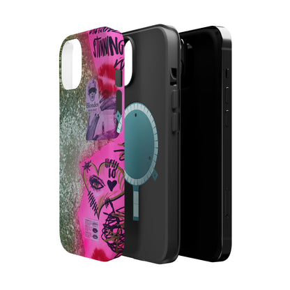 MagSafe "glitter gloss" airbrush iPhone case