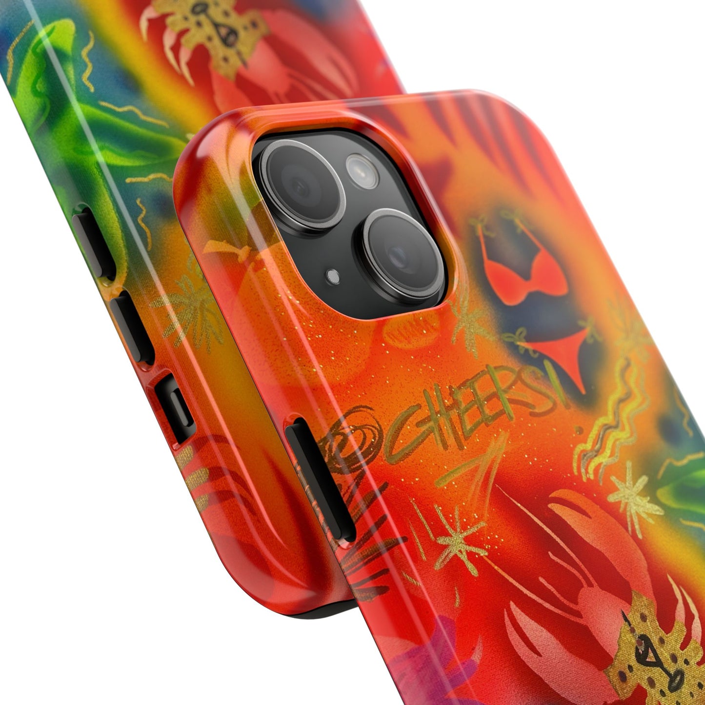 "tipsy lobster" airbrush iPhone case