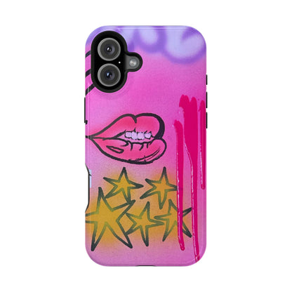 MagSafe "star drip" airbrush iPhone case