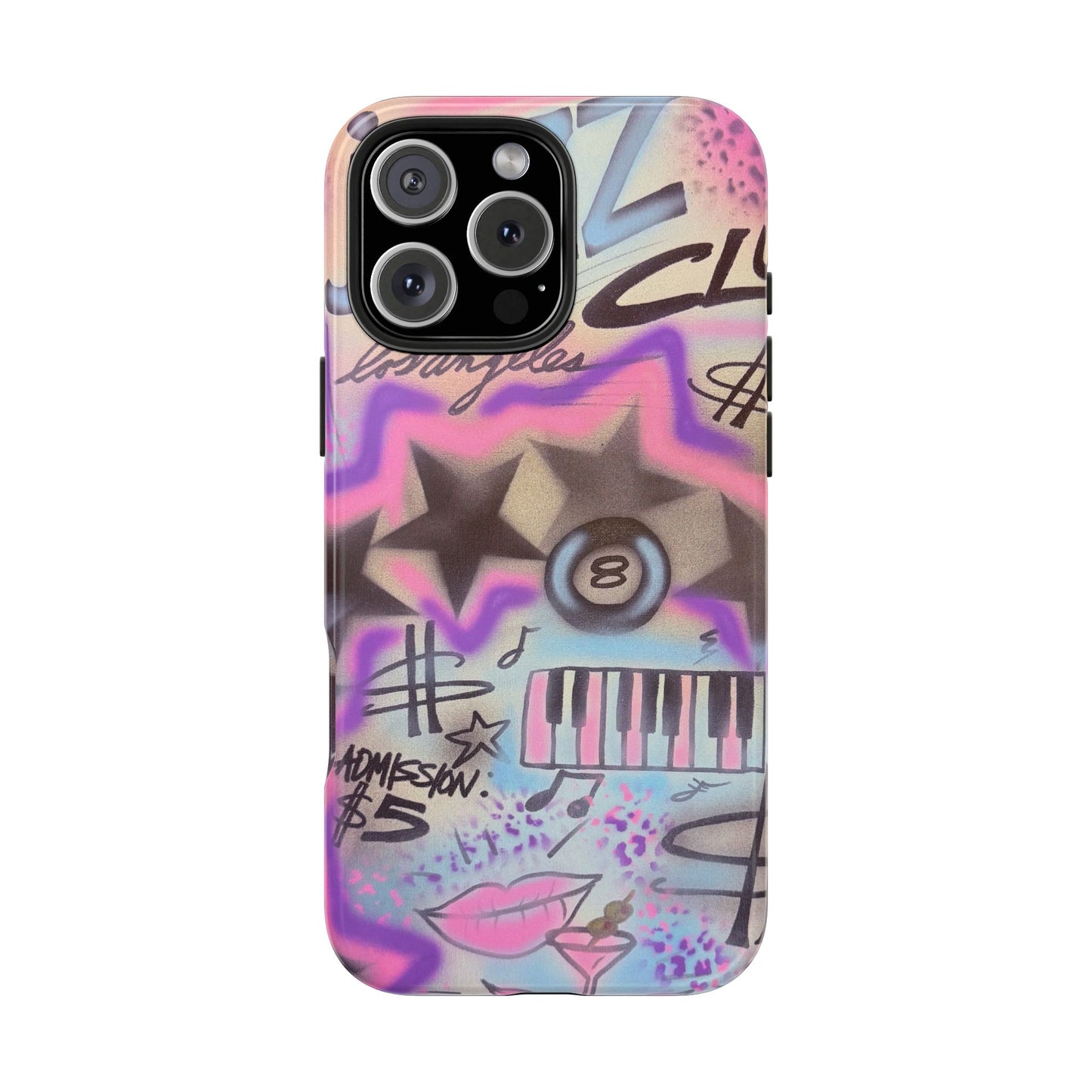 "the jazz club" airbrush iPhone case