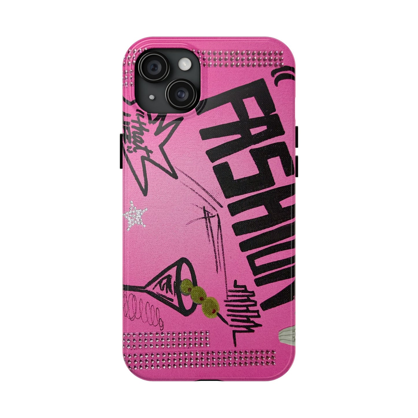 "high fashion pt. 2" airbrush iPhone case