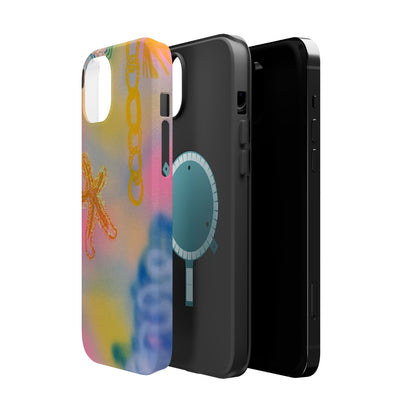 MagSafe "sweet starfish" airbrush iPhone case