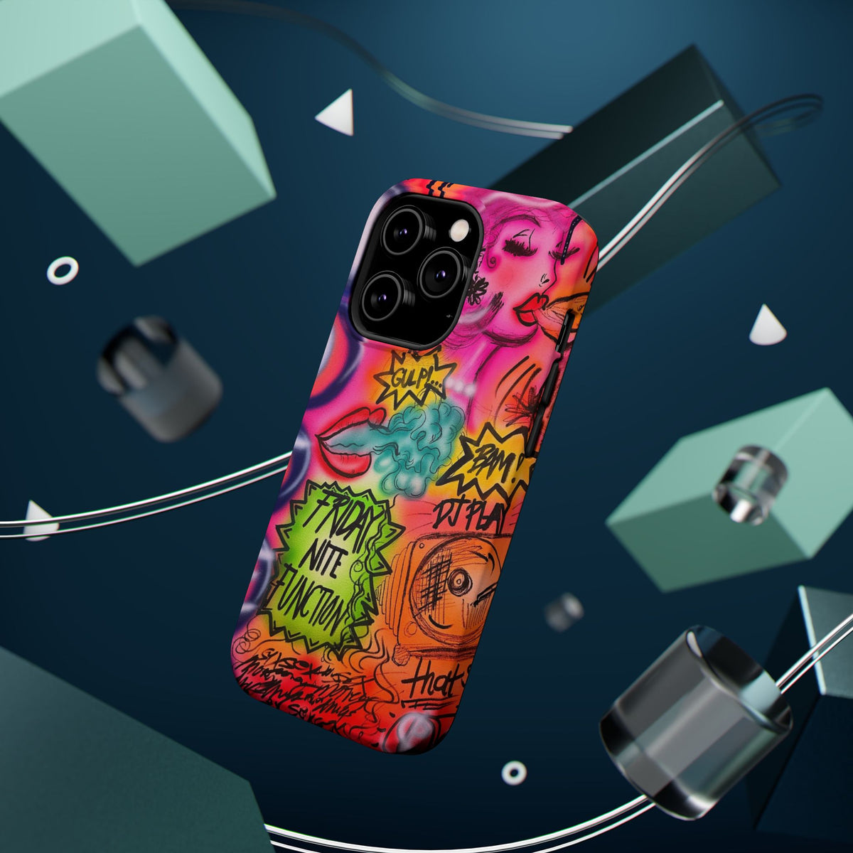MagSafe „Vegas Ventures“ Airbrush iPhone-Hülle