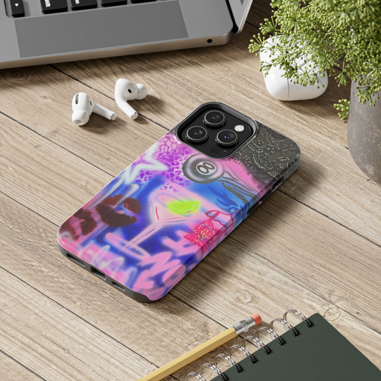 "dream life" airbrush iPhone case