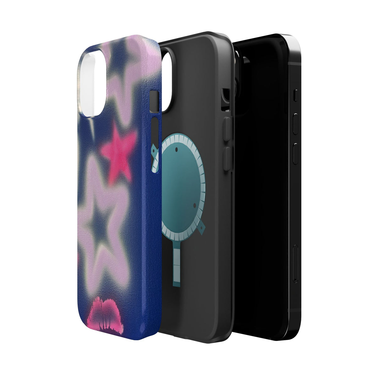 MagSafe "lavender luminary" airbrush iPhone case