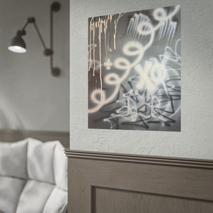 "spatial blur" airbrush rolled print