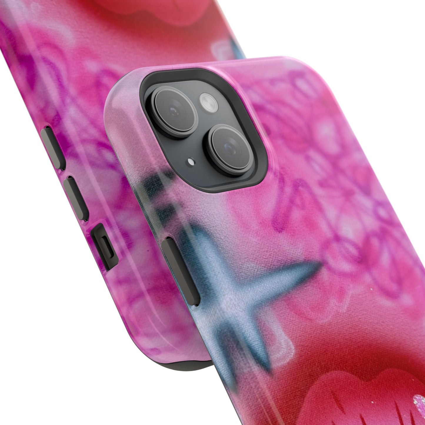 MagSafe limited edition "glitter aura" airbrush iPhone case