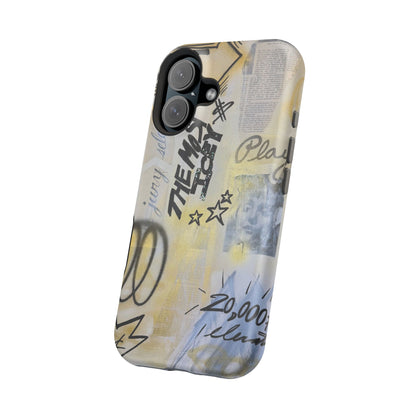 MagSafe "golden glacier" airbrush iPhone case