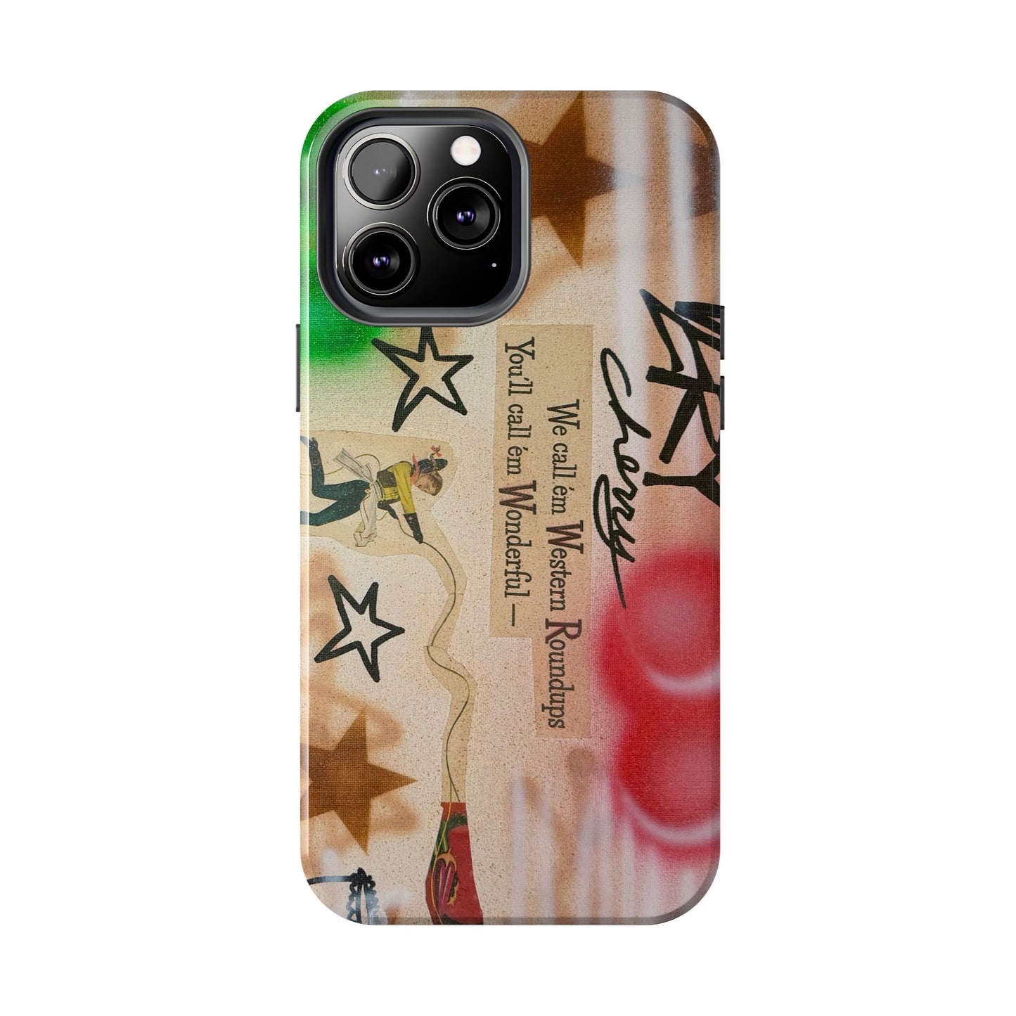 "very cherry" airbrush iPhone case