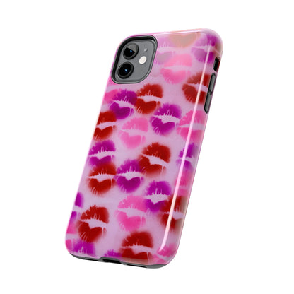"mwah" airbrush iPhone case