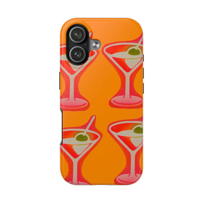 "shaken, not stirred” airbrush iPhone case