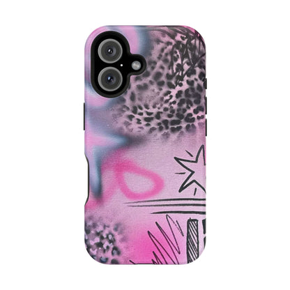 MagSafe "onyx cheetah" Airbrush iPhone Hülle