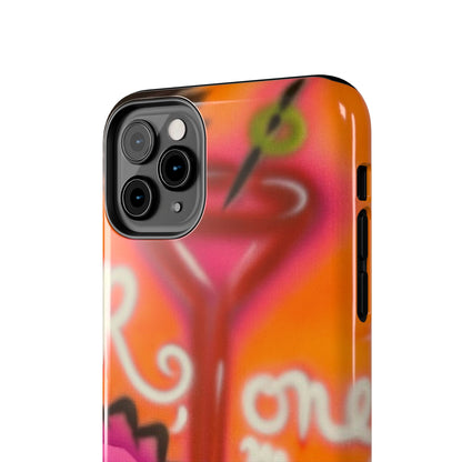 "one more drink!" airbrush iPhone case