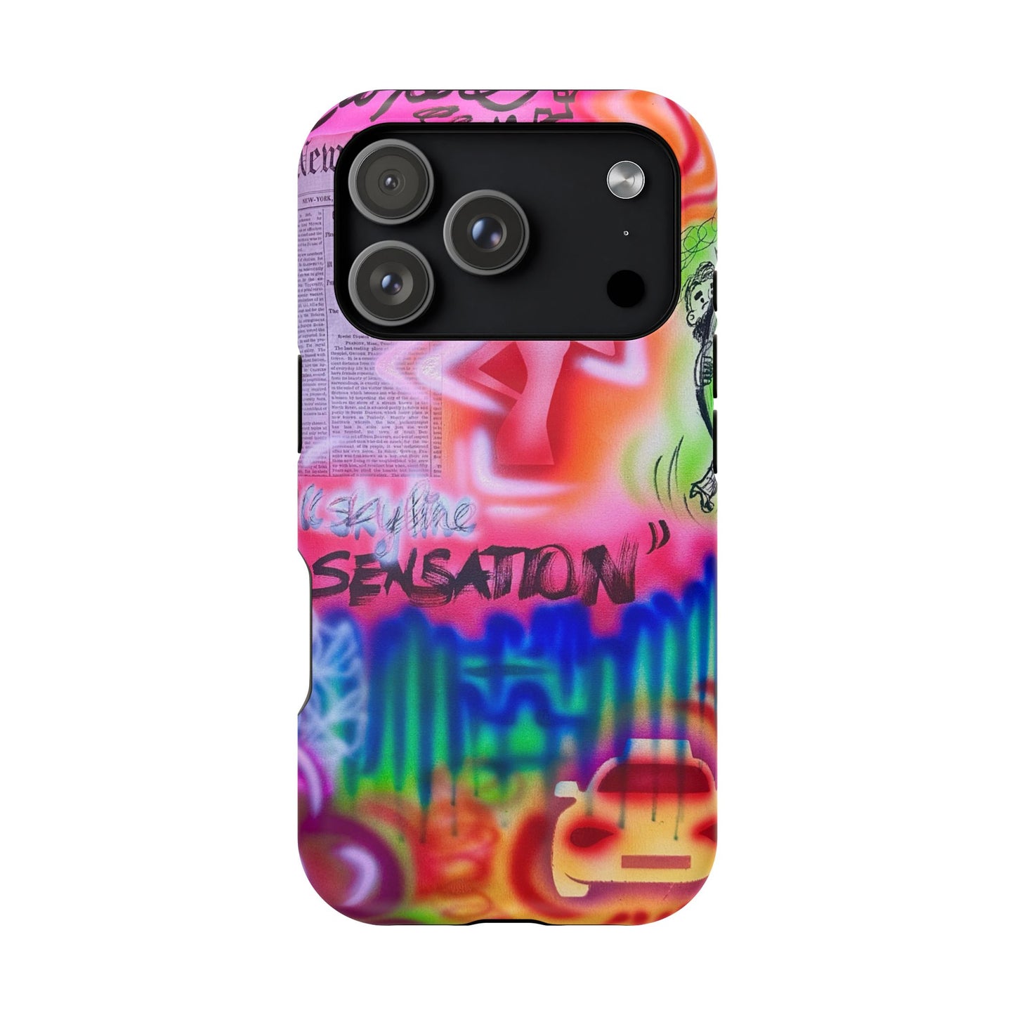 MagSafe "skyline sensation" airbrush iPhone case