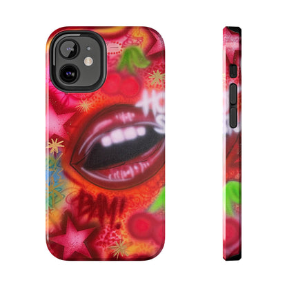 "hot stuff" airbrush iPhone case