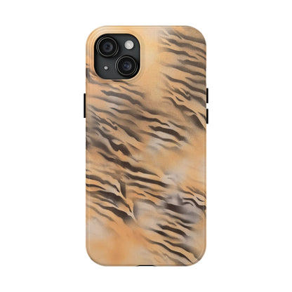neutral tiger airbrush iPhone case