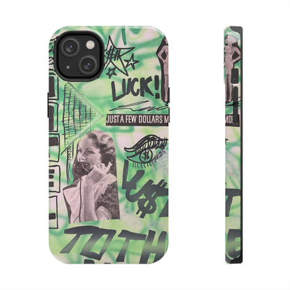 "lust over luck" airbrush iPhone case